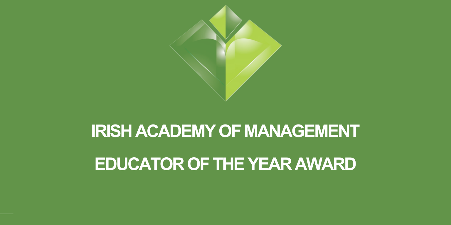 IAM Educator of the year award Irish Academy of Management